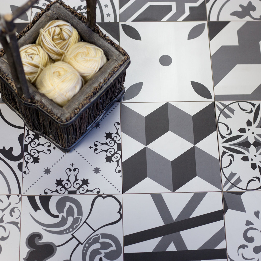 Grand Cement 8" x 8" Porcelain Field Tile Abolos