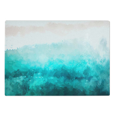 Tempered Glass Swanbourne Beach in Australia Chopping Board