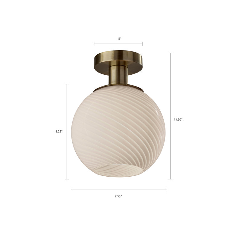 Swirl Flush Mount