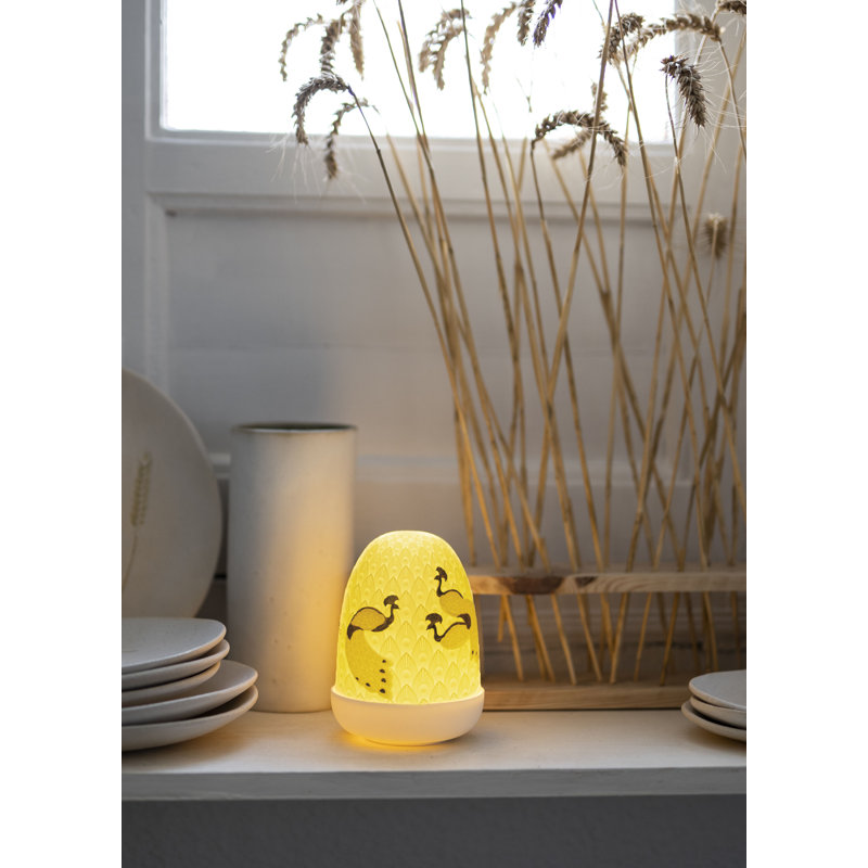 Dome 5.91" White Table Lamp