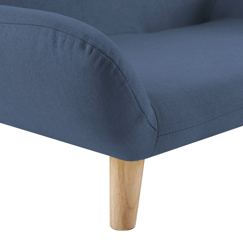 Akkeri Pet Bed, Blue, 17" W x 28" D x 12" H