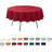 Grace Polyester Round Tablecloth-918607785-918607791