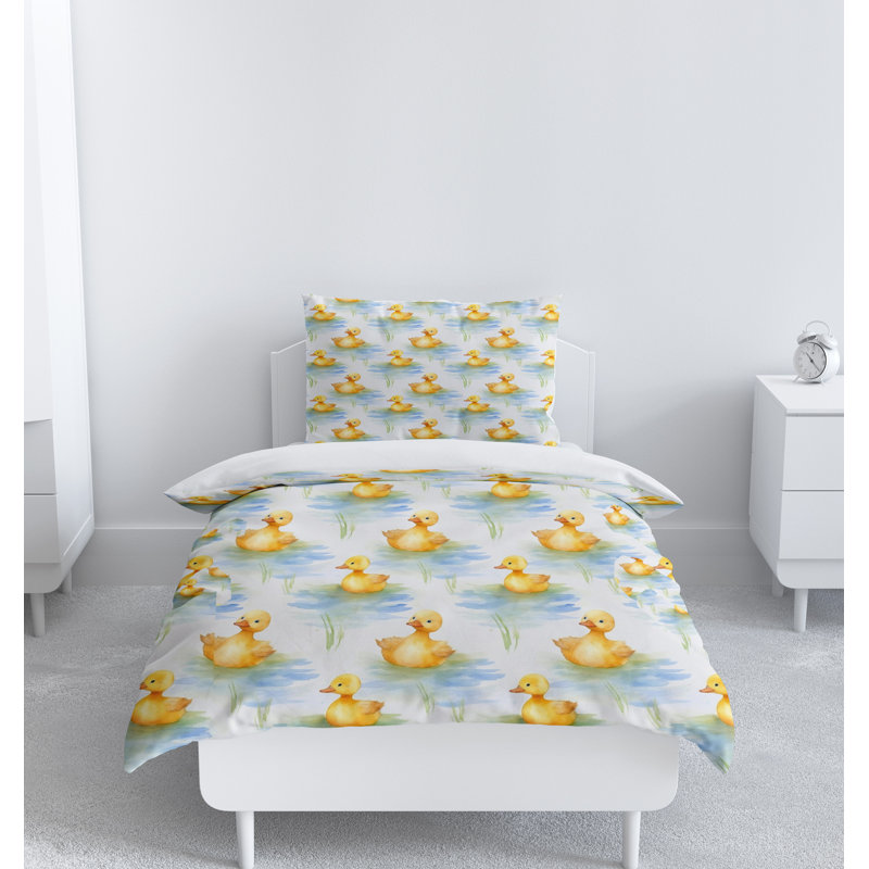 Bedding, Twin Duvet Cover + 1 Queen Sham