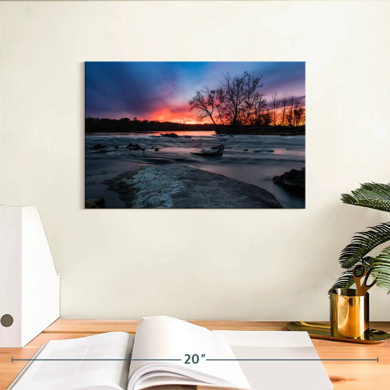 Alvord Sunset At Belle Isle, 8" H x 12" W