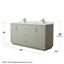 Icon 72" Double Bathroom Vanity Set-1956133003-2008034140-2008034139