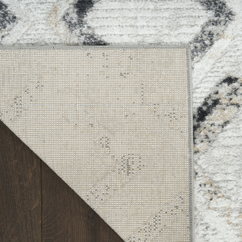 Tapis d'intérieur gris anthracite moderne 4 pi x 6 pi Leuchte, Rectangle 4pi x 6 pi
