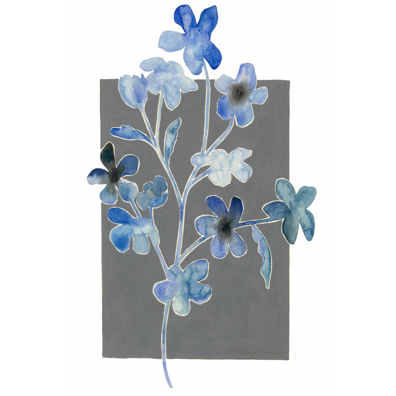 Blue Bouquet II by Grace Popp - Wrapped Canvas Print, 46cm H x 30cm W