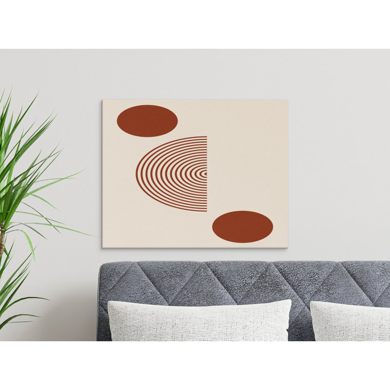 Wrapped Canvas Print Set, Red, 30.48 cm H x 91.44 cm W