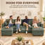 Upholstered 113.4 " Chenille Sofa