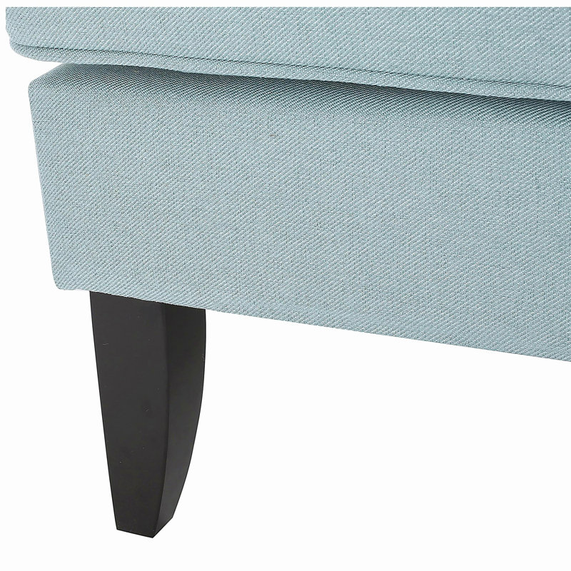 Fauteuil club, Bleu pâle