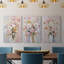 Floral Study Series CX III - Ensemble de toiles tendues avec châssis Premium - Prêt à accrocher-1197197579