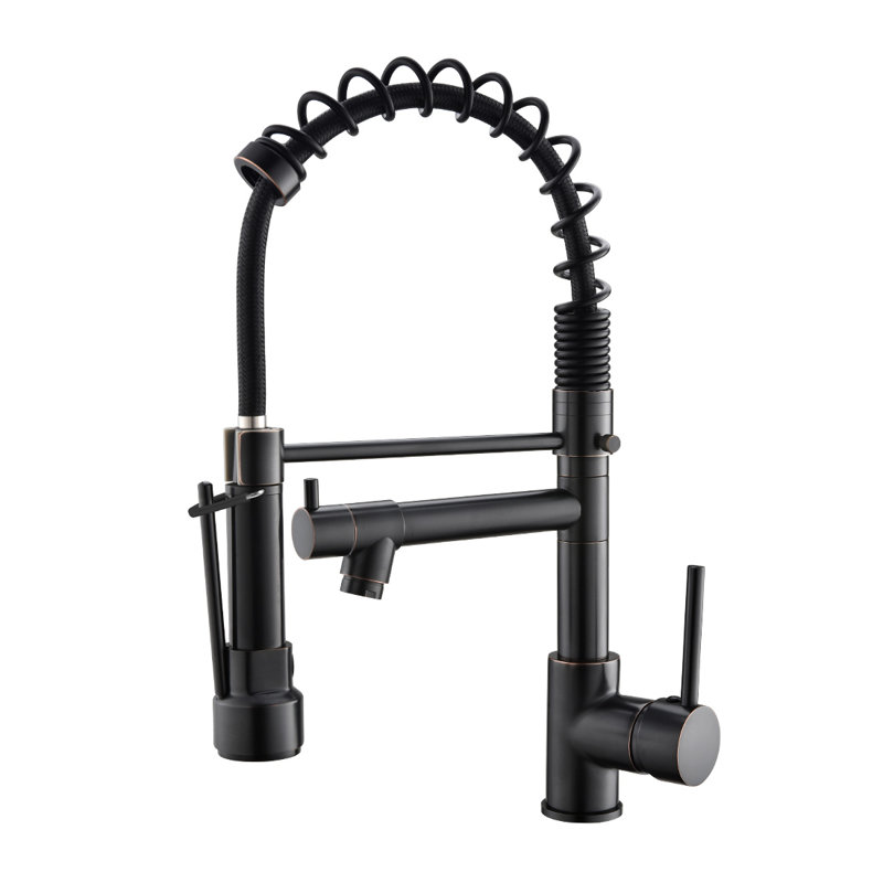 FLG Pull Down Kitchen Faucet, Oil Rubbed