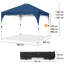 3m x 3m Iron Pop-Up Gazebo-124385134