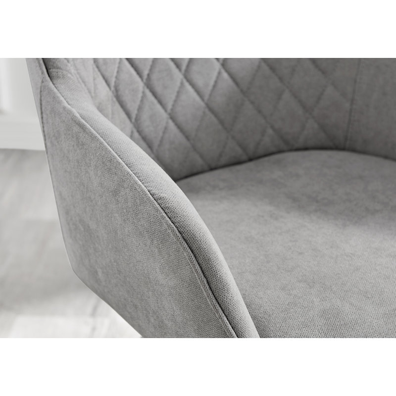 Ensemble repas pour 4 personnes Aaryana, Gris clair / noir