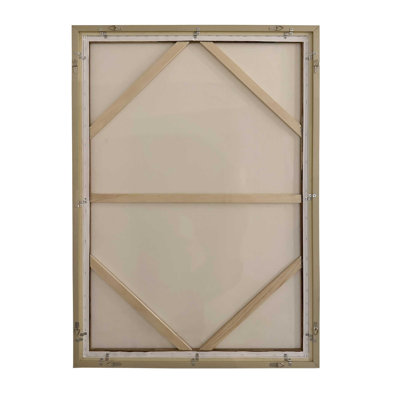 Uttermost Bluster Framed Abstract Canvas