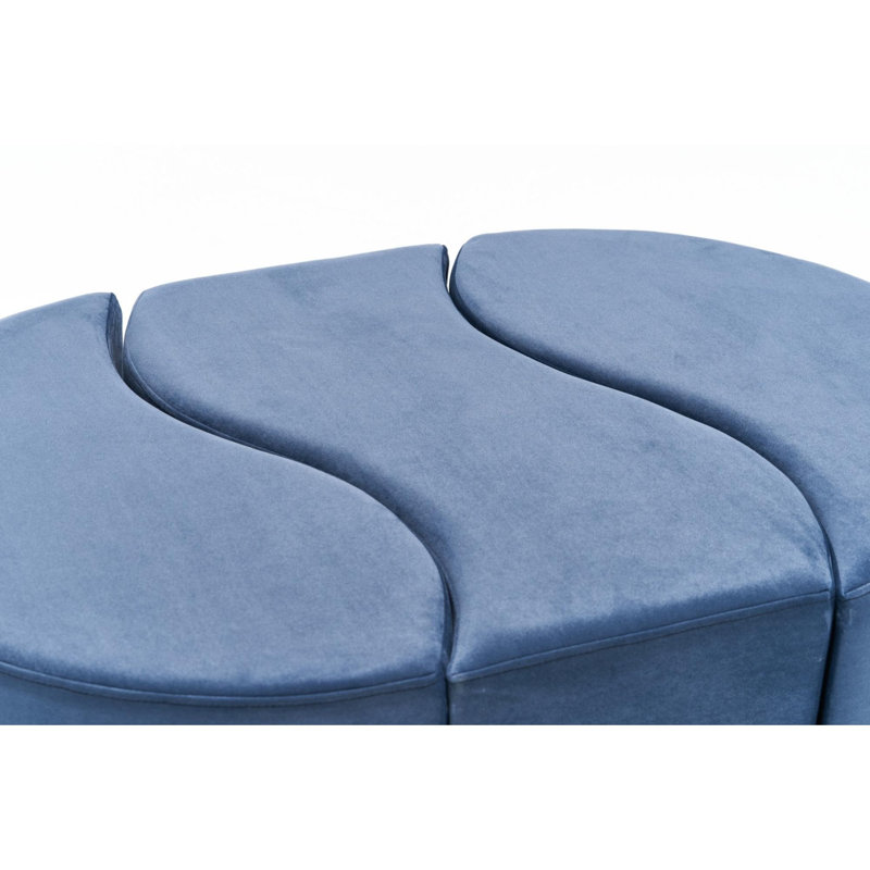 Pouf, Bleu