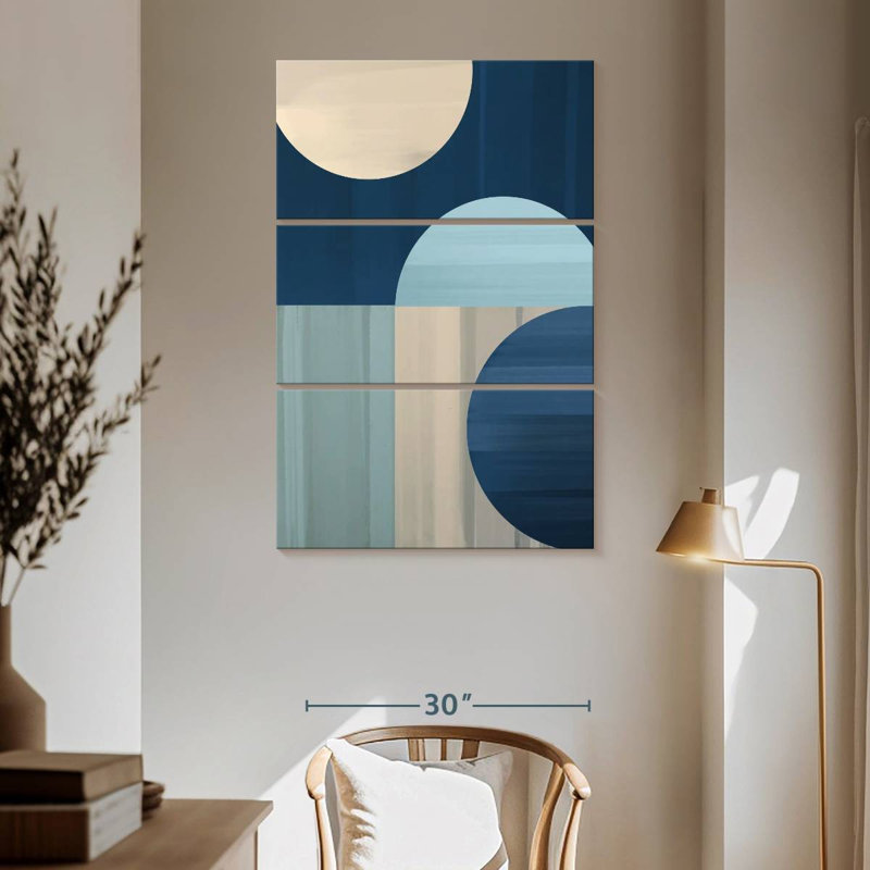Avery Blue II, 65" H x 42" W