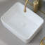 Lavabo de salle de bain vasque en évier de cuisine en céramique à simple cuve avec crépine