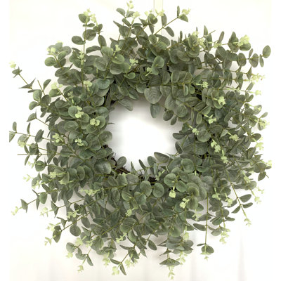Handcrafted Faux Eucalyptus 26'' Wreath