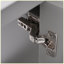 Petit meuble-lavabo moderne avec lavabo en céramique-105352952
