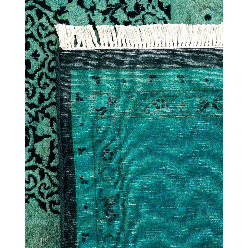 Fine Vibrance One-of-a-Kind 9' 2" X 12' 2" Hand Knotted Area Rug