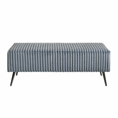 Corduroy Upholstered Design Bench
