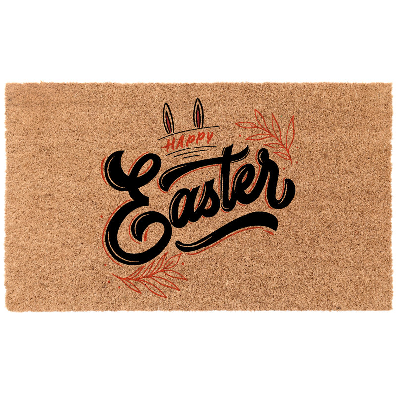 Garnel Non-Slip Easter Outdoor Doormat