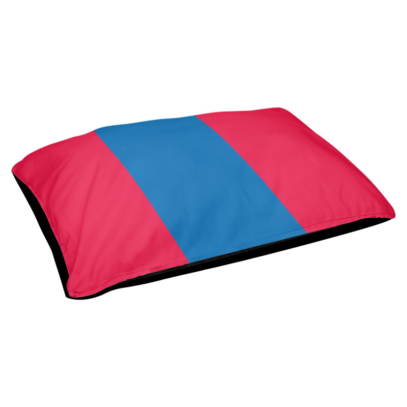 Coussin extérieur Philadelphia, Grand (l 40 po x P 30 po x H 14 po), Rouge / bleu / rouge