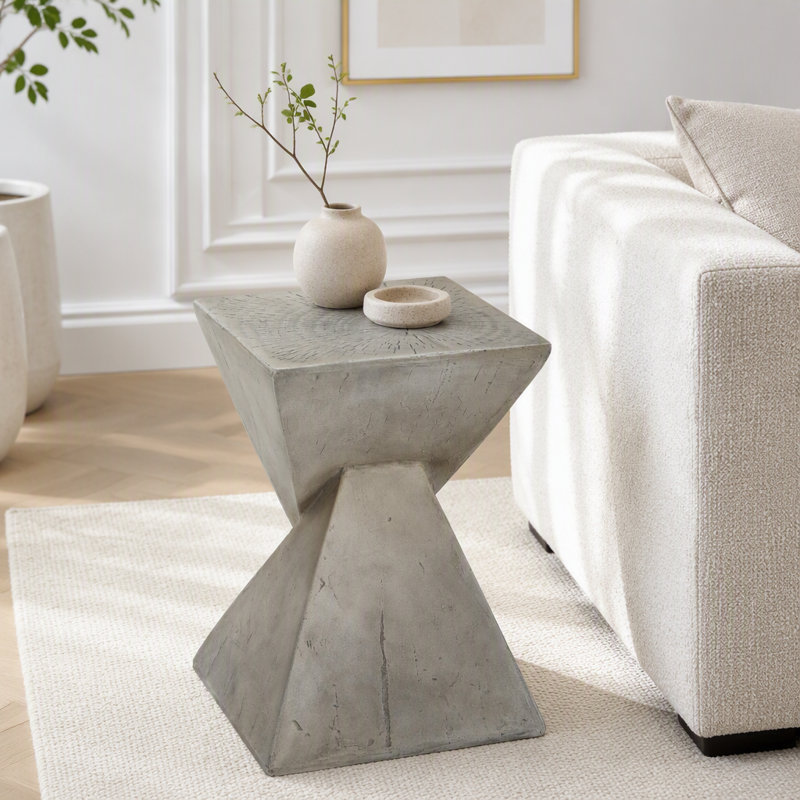 Table d'appoint moderne, Gris clair