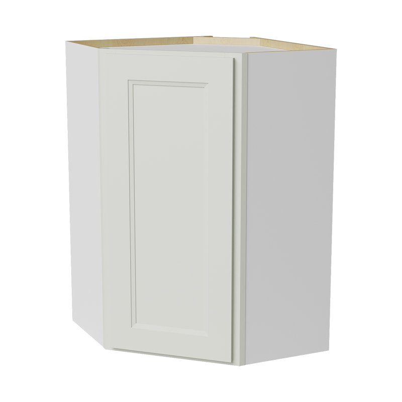 Armoire murale diagonale, L 24 po x H 30 po x P 12 po, Double shaker Laguna Grey