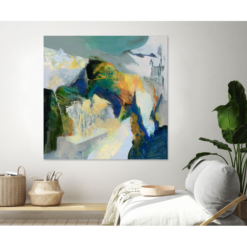 «Iceberg» par Emilia Arana - reproduction d'art sur toile tendue, H 72 po x l 72 po x P 1,5 po