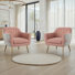 Upholstered Accent Chair Set