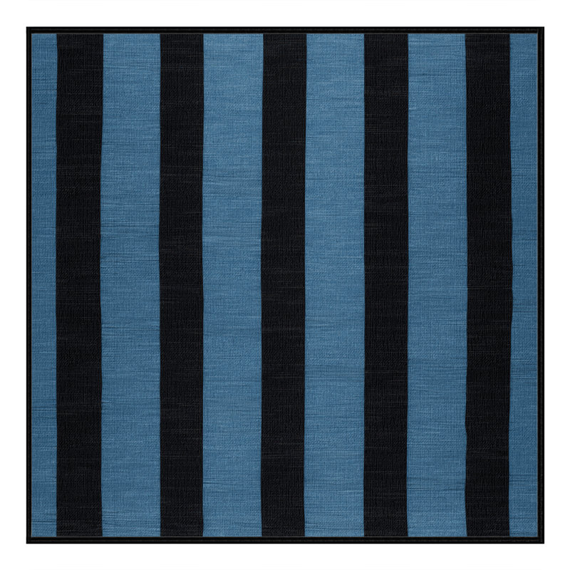 Tapis botanique lavable à la machine, Carré 6 pi