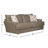  Donevan 4 Piece Genuine Leather Living Room Set-255212003