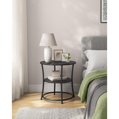 Aleska Pedestal End Table