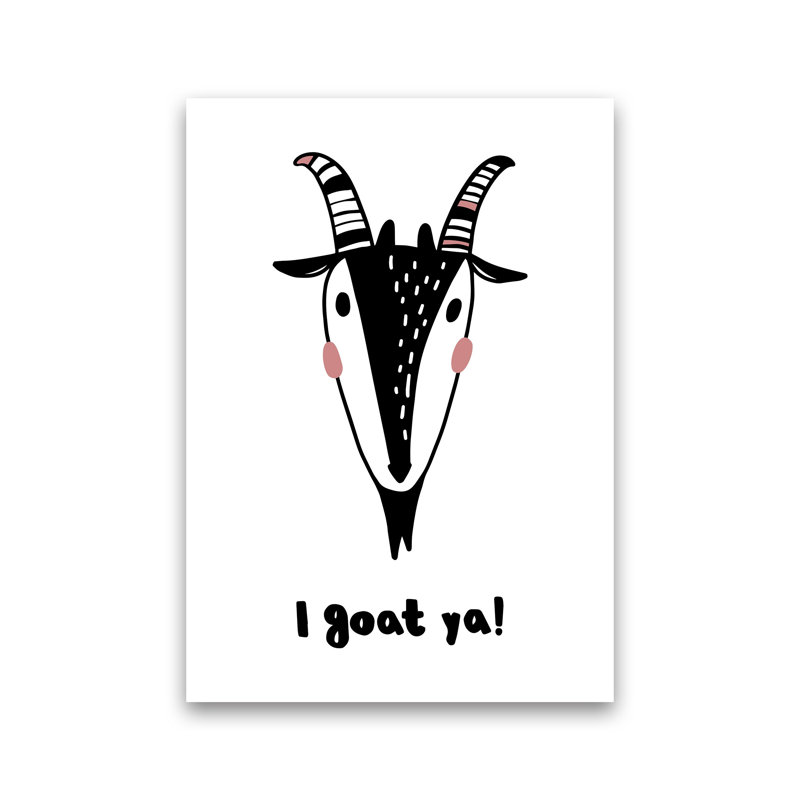 Goat by Miniofmine - Print, Unframed, 42cm H x 30cm W x 1cm D