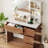 Makeup Vanity Desk With With 10 Light 3 Lighting Modes Brightness And Mirror And Power Outlet-882270873