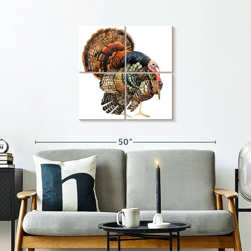 Brampt Turkey, 26" H x 26" W