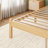 Gerrita Solid Bamboo and Metal Platform Bed with Integrated Headboard-651781913-670962500