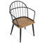 Chaises de salle à manger en bois et métal Manthey-110820399
