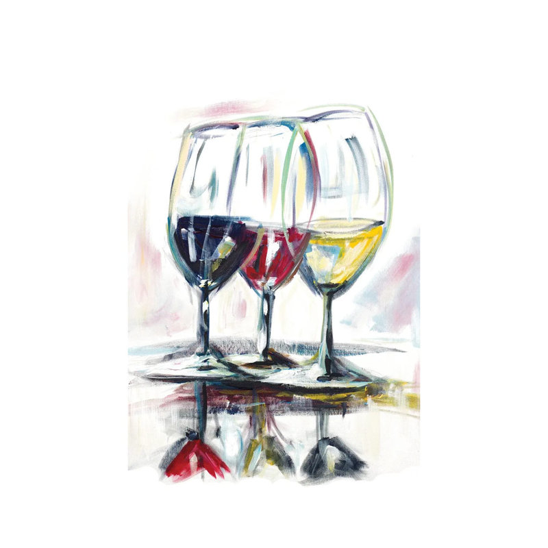 Time For Wine II by Andy Beauchamp - Painting on Canvas, 66.04 cm H x 45.72 cm W x 1.91 cm D, Wrapped Canvas