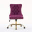Chaise de bureau moderne rembourrée et capitonnée à boutons avec base en métal-2124249787-2124249782-2124249780