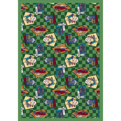 Tapis Just for Kids Fabulous Fifties, Rectangle 5 pi 4 po x 7 pi 8 po