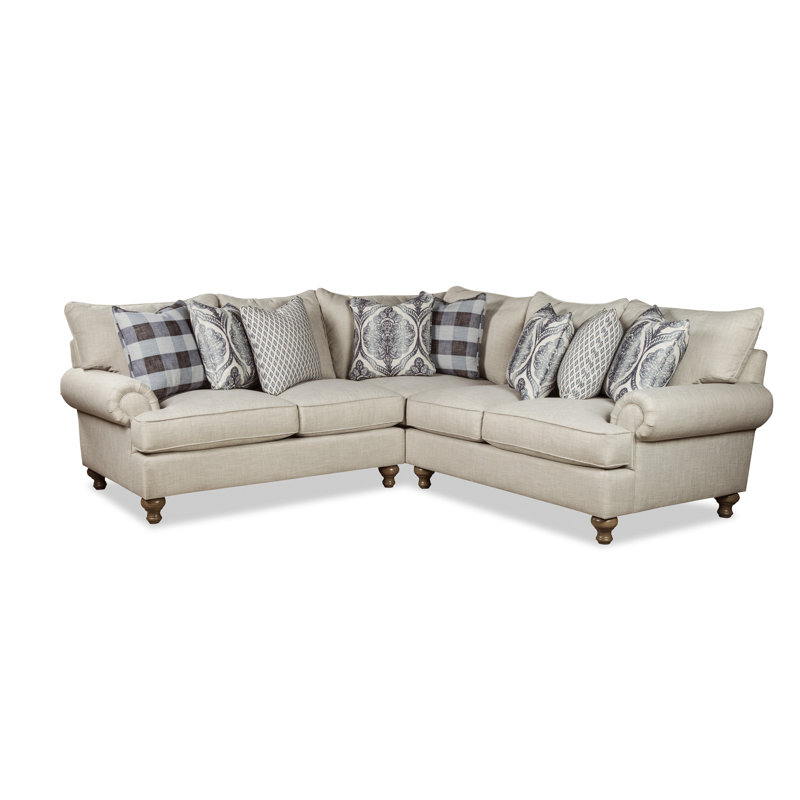 Signal Upholstered L-Shaped Sectional Symmetrical