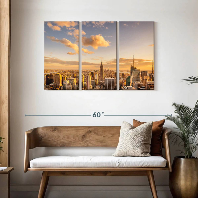 Sirci Midtown NYC, H 28 po x l 45 po