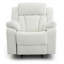 Fauteuil inclinable manuel standard berçant en similicuir de 38 po de largeur Mowery-1103813594