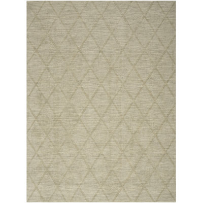 Waneda Sage Modern Wool Indoor Rug