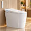 Toilettes intelligentes conformes aux normes ADA avec siège chauffant, bidet intégré, séchoir à air chaud, ouverture automatique du couvercle, télécommande, veilleuse, entraxe de 30,5 cm (12 po).