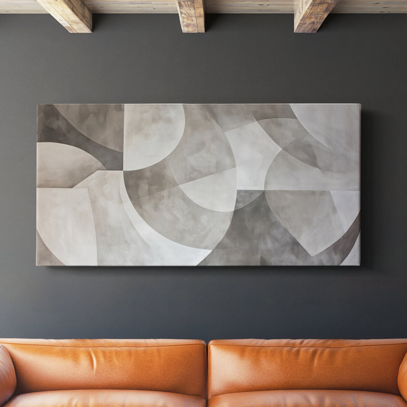 Abstrait, série 1, toile tendue # # Gallery, H 20 po x l 40 po
