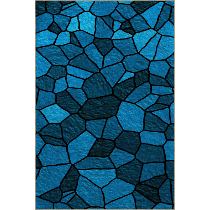 Tapis rectangulaire Winry, Tapis de couloir 2 pi 8 po x 7 pi 11 po